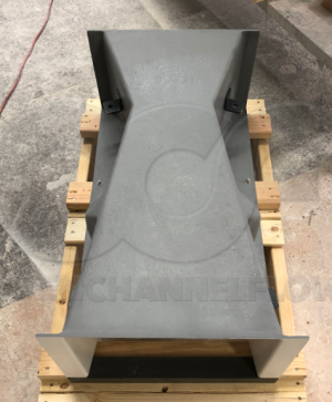 Flat-Bottomed Fiberglass Cutthroat Flume