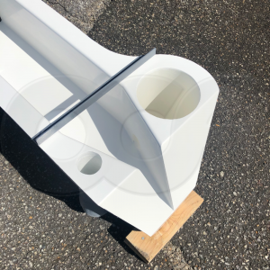 Fiberglass H Flume with Probe & Stilling Wells