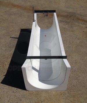 Flared Outlet on a Palmer-Bowlus Flume