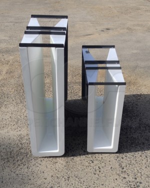 Extended Sidewalls on a 3-Inch Parshall Flume