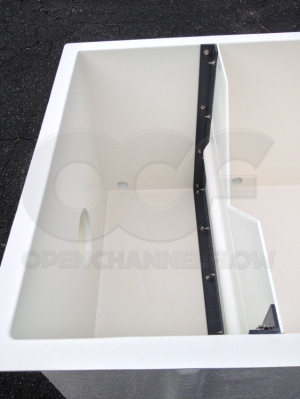 Weir Box Discharge Pool Cleanout