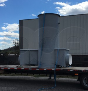 Parshall Flume Manhole with Custom Flat Fiberglass Top