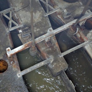 Galvanized Parshalls Used Flow Splitting
