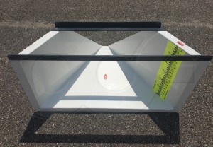 Plain 2-Foot H Flume with Staff Gauge