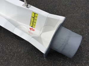 Large Trap Flume Inlet End Adapter Detail