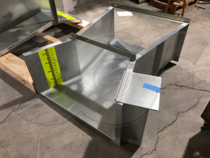 Galvanized Steel Cutthroat Flume Stilling Well