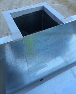 Galvanized Steel Rectangular Parshall Flume Stiling Well