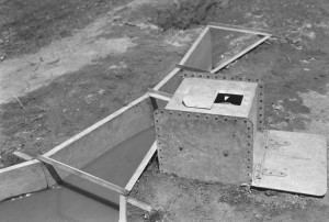 Parshall Flume with Water Recorder