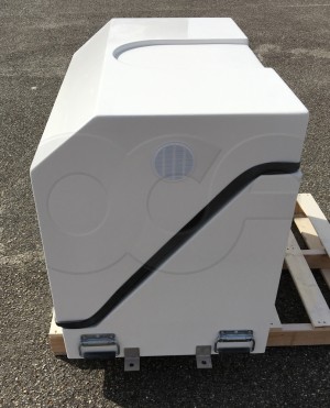 Side View of a Portable Sampler Enclosure