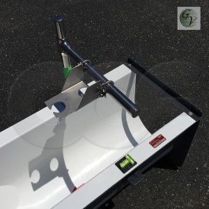 Ultrasonic Transducer Bracket over 10-Inch Palmer-Bowlus Flume