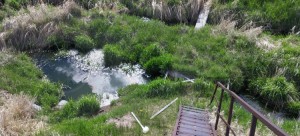 Installed Galvanized Parshall Irrigation Flume