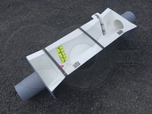 Trapezoidal Flume with Probe Holder