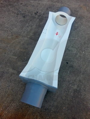 Large Trapezoidal Flume End Adapters