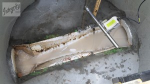 Trapezoidal Flume in a Metering Manhole