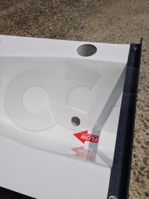 Trapezoidal Flume Probe Well Detail