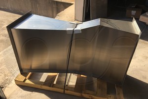 Stainless Steel 9-Inch Parshall Packaged for Shipment