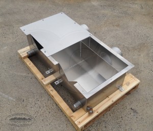 Dual Compartment Weir Box with Cover
