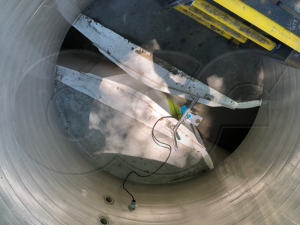 Nested Parshall Flumes in a Fiberglass Metering Manhole