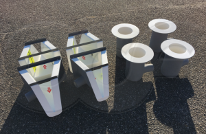 Fiberglass 0.8-Foot HS Flumes with Stilling Wells