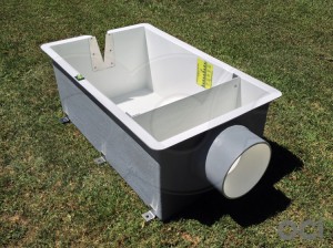 Fiberglass Weir Box for South Korean Chemical Plant