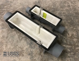 Rain Garden Palmer-Bowlus Flumes with Lexan Covers