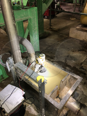Stainless Steel Weir Box Measuring In-Plant Flows