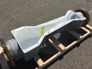 Clear Cover over 2-Inch Parshall Flume