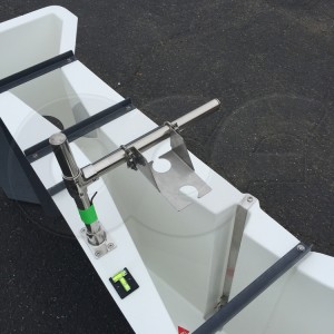 3-Inch Parshall Flume with Ultrasonic Bracket and Probe Holder