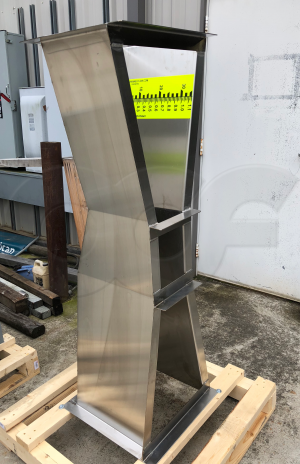 Reduced Height 6-Inch Stainless Steel Parshall Flume