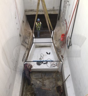 Installing a Nesting Parshall Flume