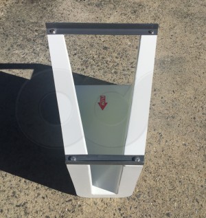 Plan View of a Fiberglass Montana Flume