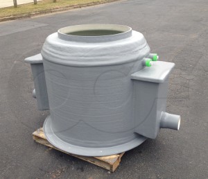 Short H-20 Parshall Flume Manhole