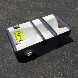 Small Trap Flume with Staff Gauge and Coupling