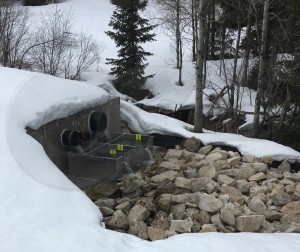 Triple Cell Weir Box Measuring Dam Seepage