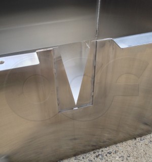 Spill Out V-Notch Weir Box Detail