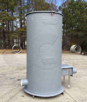 Domed Top HS Flume Manhole