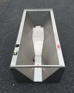 Throat Ramp on a 200 mm Stainless Steel RBC Flume
