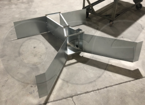 Stainless Steel Cutthroat Flume Wing Walls