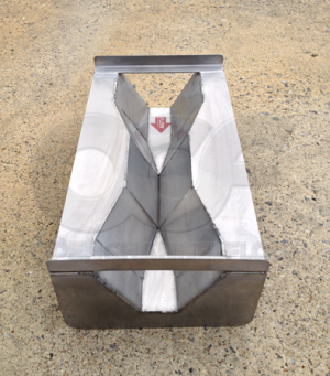 Stainless Steel Small 60 Degree Trapezoidal Flume