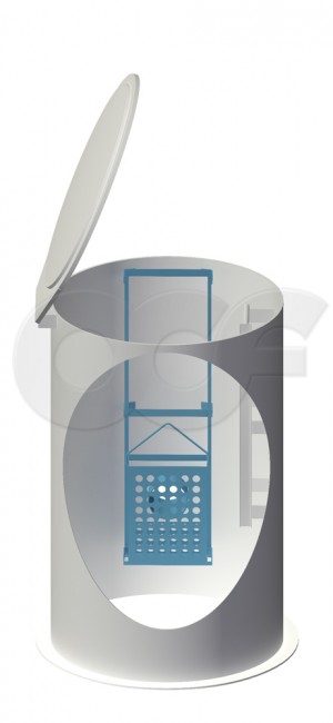 Screenings Manhole - Render