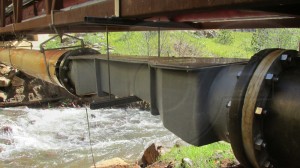 Suspended Parshall Flume
