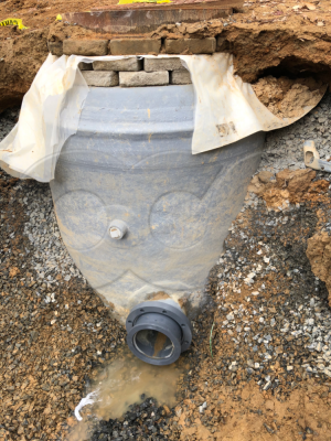 Flow Manhole for Traffic Location with Frame & Cover Installed