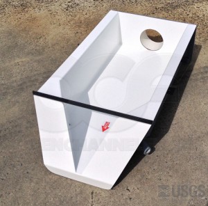 0.75-Foot H Flume with Approach and Stub