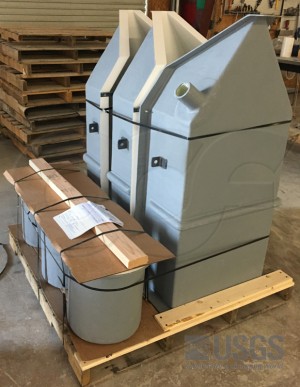 Fiberglass 1-Foot H Flumes with Detached Stilling Wells