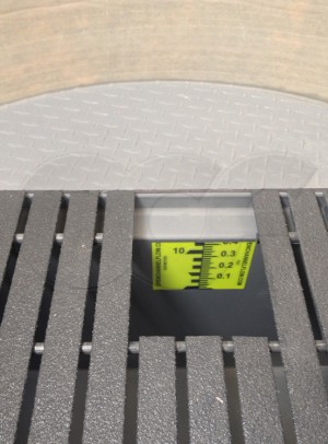 Weir Manhole Benching and Grating