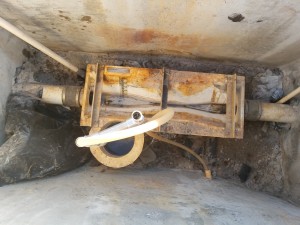 Large Trapezoidal Flume Measuring Wetlands Flows