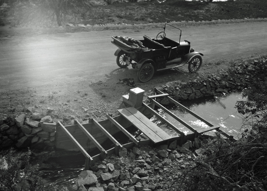 a Parshall flume in 1928