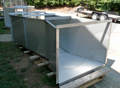 stainless steel cuttthroat flumes for mining application