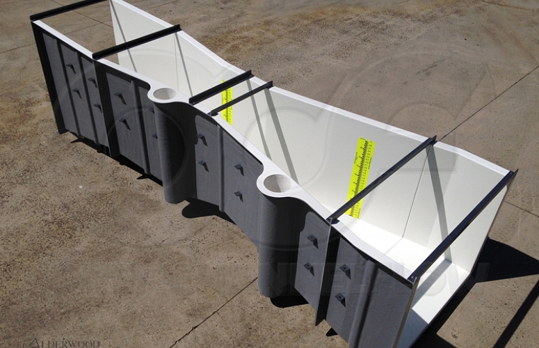 Slide for Parshall Flumes