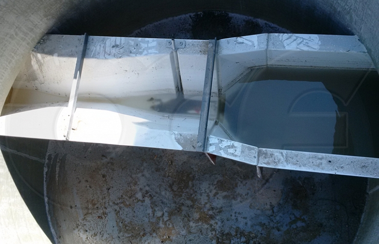 Slide for Trapezoidal Flumes